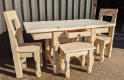 Farmhouse Refectory Table Set